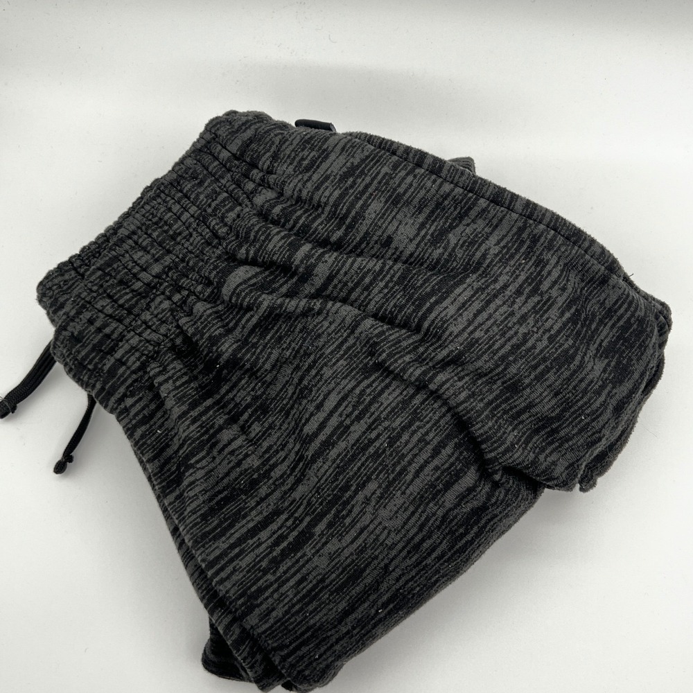 LEG3ND Cargo Joggers Mens M‎ Black Excellent Space Dye Fleece Pants Gym Run